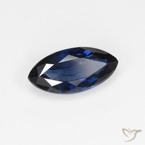 0.67ct Natural Twilight Blue Sapphire, Marquise, 8x3.9 mm
