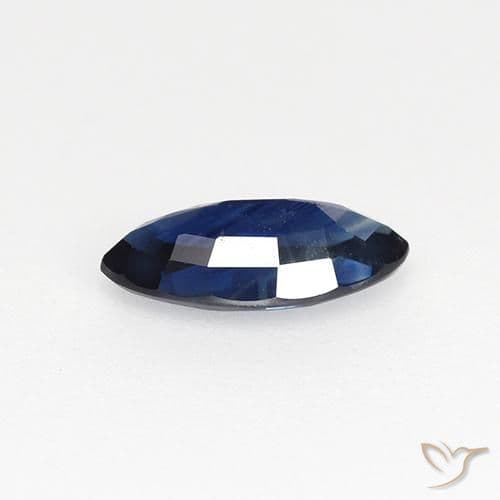 0.67ct Natural Twilight Blue Sapphire, Marquise, 8x3.9 mm