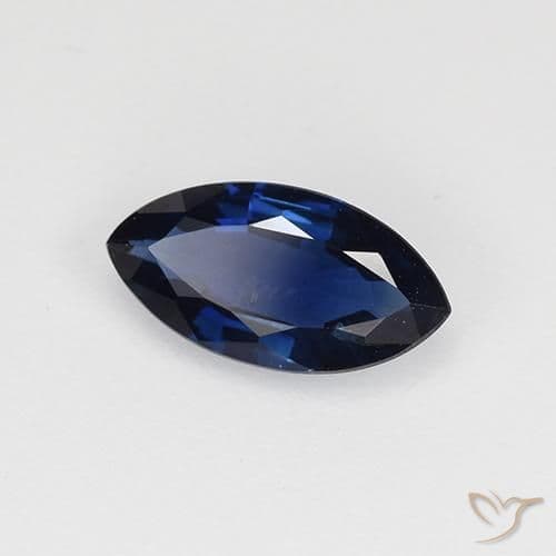 0.63ct Natural Twilight Blue Sapphire, Marquise, 8x4.1 mm