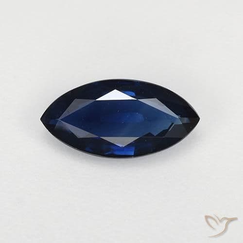 0.67ct Natural Twilight Blue Sapphire, Marquise, 8.3x4.1 mm