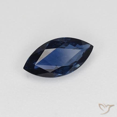 0.64ct Natural Deep Blue Sapphire, Marquise, 8x4.1 mm