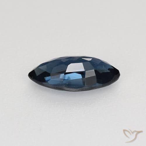 0.70ct Natural Night Blue Sapphire, Marquise, 8x4 mm