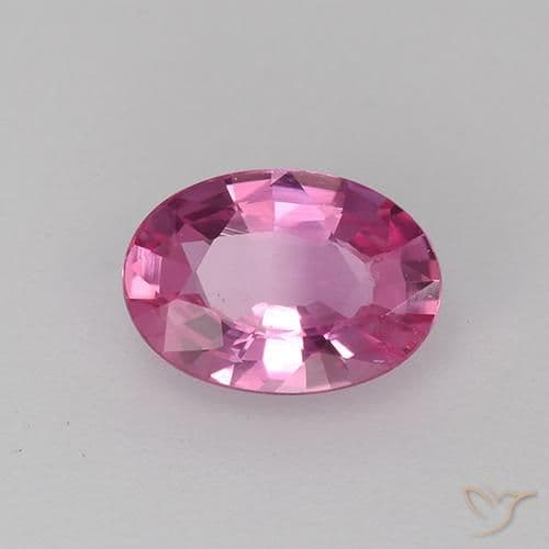 0.62ct Natural Medium Purple Sapphire, Oval Cut, 6.5x4.7 mm