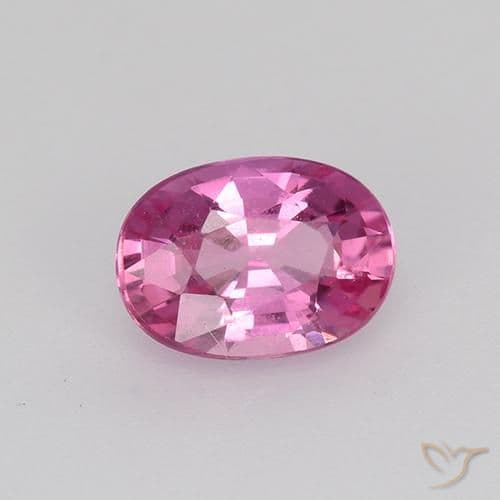 0.80ct Natural Reddish Purple Sapphire, Oval Cut, 6.4x4.6 mm