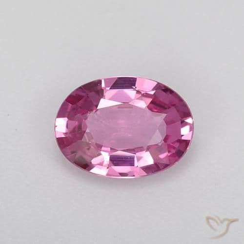 0.86ct Natural Pinkish Purple Sapphire, Oval Cut, 6.5x4.8 mm