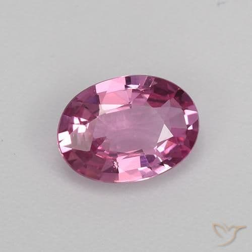 0.68ct Natural Pinkish Purple Sapphire, Oval Cut, 6.4x4.8 mm