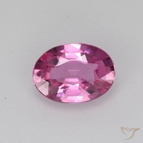 0.86ct Natural Pinkish Purple Sapphire, Oval Cut, 6.5x4.8 mm