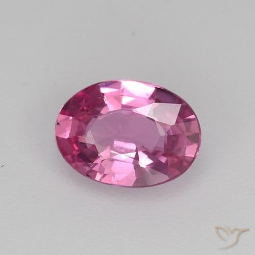 0.67ct Natural Medium Purple Sapphire, Oval Cut, 6.5x4.7 mm