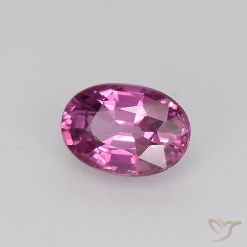 0.71ct Natural Reddish Purple Sapphire, Oval Cut, 6.1x4.2 mm