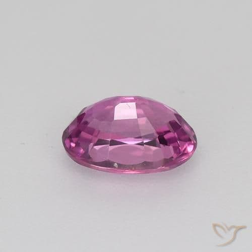 0.71ct Natural Reddish Purple Sapphire, Oval Cut, 6.1x4.2 mm