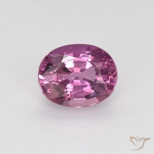 0.72ct Natural Medium Purple Sapphire, Oval Cut, 5.7x4.6 mm