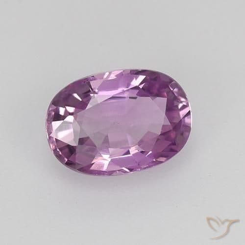 0.90ct Natural Deep Purple Sapphire, Oval Cut, 6.6x4.7 mm