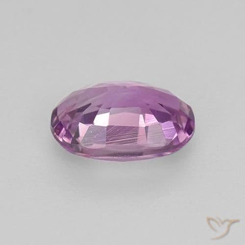 0.90ct Natural Deep Purple Sapphire, Oval Cut, 6.6x4.7 mm