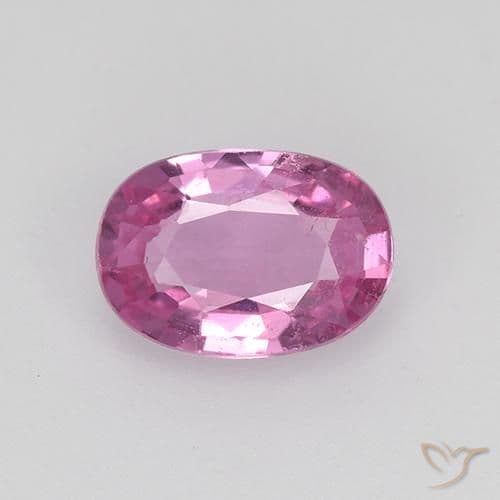 2.70ct Natural Intense Pink Sapphire, Oval Cut, 9.3x7.5 mm