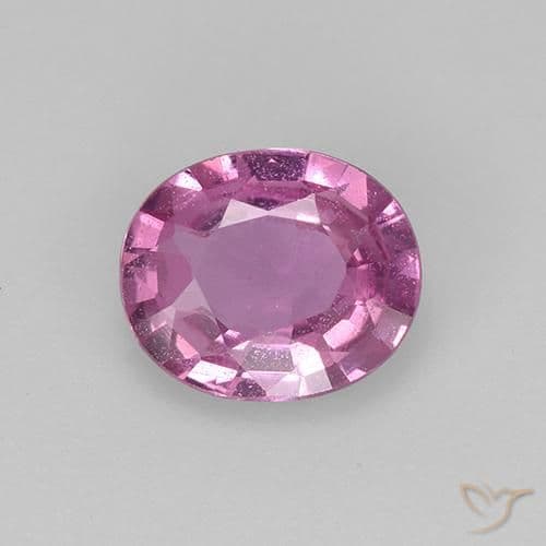 2.70ct Natural Intense Pink Sapphire, Oval Cut, 9.3x7.5 mm