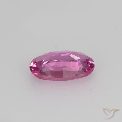 0.57ct Natural Medium Pink Sapphire, Oval Cut, 6.5x4.3 mm