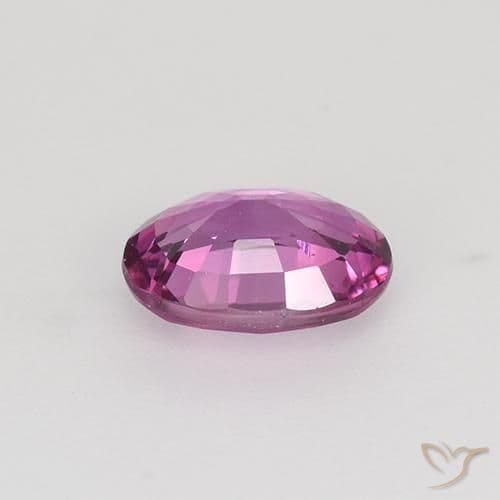 0.82ct Natural Medium Purple Sapphire, Oval Cut, 6.5x4.7 mm