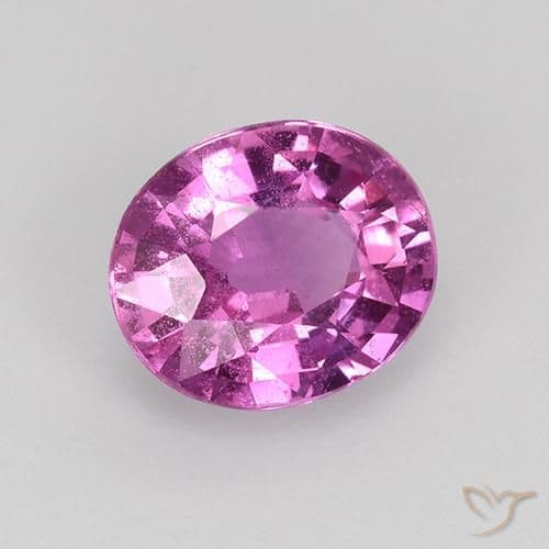 0.80ct Medium-Dark Purple Sapphire, Oval Cut, 6x5.1 mm