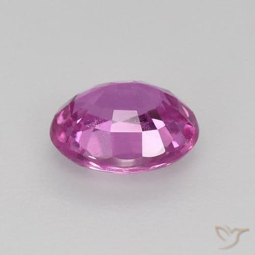 0.80ct Medium-Dark Purple Sapphire, Oval Cut, 6x5.1 mm