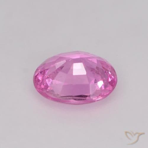0.73ct Royal Purple Pink Sapphire, Oval Cut, 6.1x5.1 mm