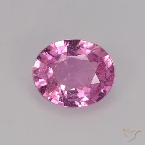 0.78ct Natural Hot Pink Sapphire, Oval Cut, 6.1x5.1 mm