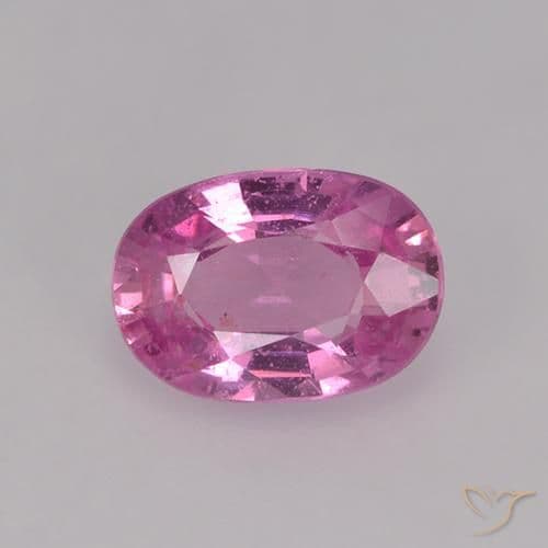 0.78ct Natural Hot Pink Sapphire, Oval Cut, 6.1x5.1 mm