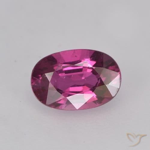 0.55ct Natural Bright Purple Sapphire, Oval Cut, 5.9x4 mm