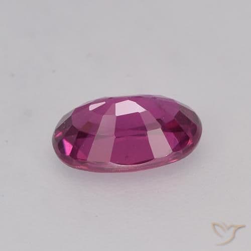 0.55ct Natural Bright Purple Sapphire, Oval Cut, 5.9x4 mm
