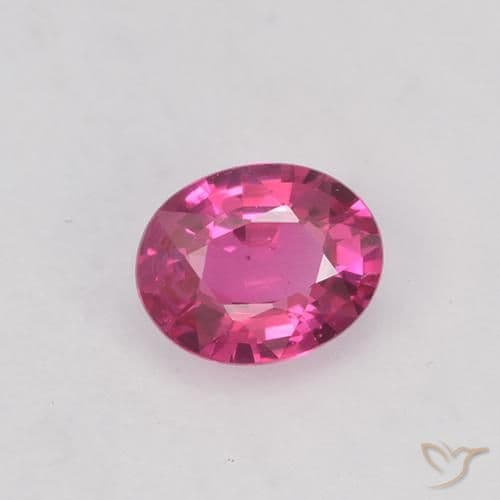 0.42ct Natural Hot Pink Sapphire, Oval Cut, 5.1x4.1 mm