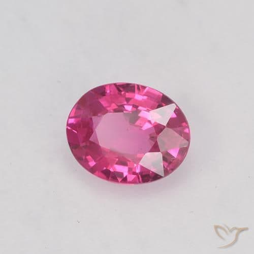 0.42ct Natural Hot Pink Sapphire, Oval Cut, 5.1x4.1 mm