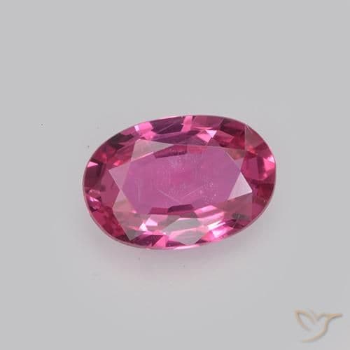 0.49ct Natural Hot Pink Sapphire, Oval Cut, 6x4.1 mm