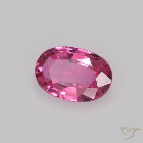 0.49ct Natural Hot Pink Sapphire, Oval Cut, 6x4.1 mm