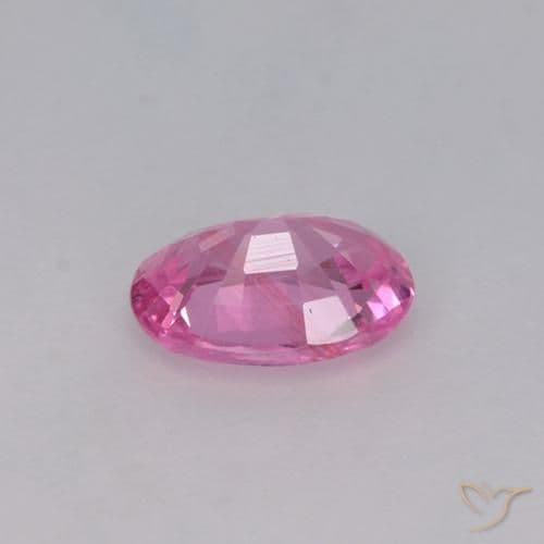 0.65ct Natural Bubblegum Pink Sapphire, Oval Cut, 6.3x4.5 mm
