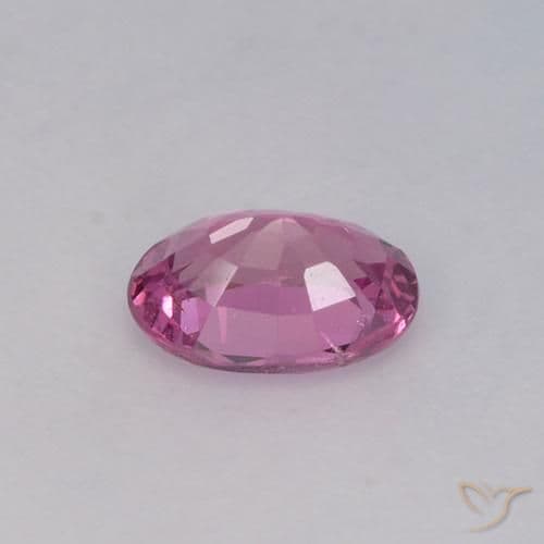 0.71ct Natural Reddish Purple Sapphire, Oval Cut, 6.4x4.5 mm