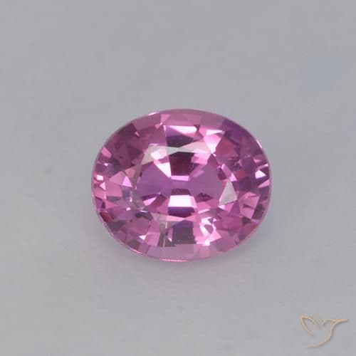 0.80ct Medium-Dark Purple Sapphire, Oval Cut, 6x5.1 mm