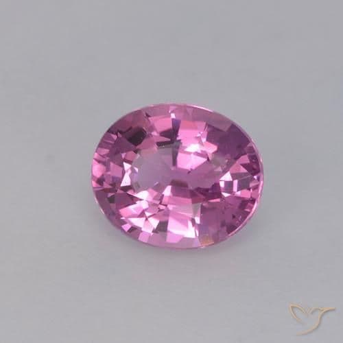 0.86ct Deep Pinkish Purple Sapphire, Oval Cut, 6x5.1 mm