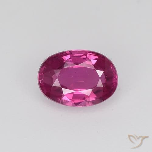0.37ct Natural Intense Purple Sapphire, Oval Cut, 5.6x4 mm