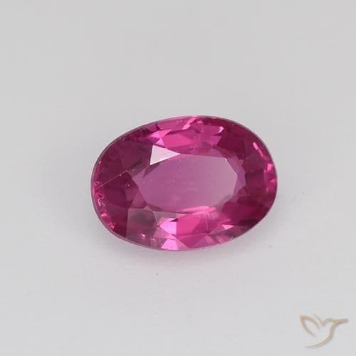0.52ct Natural Magenta-Pink Sapphire, Oval Cut, 5.7x4.1 mm