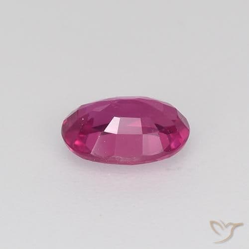 0.52ct Natural Magenta-Pink Sapphire, Oval Cut, 5.7x4.1 mm