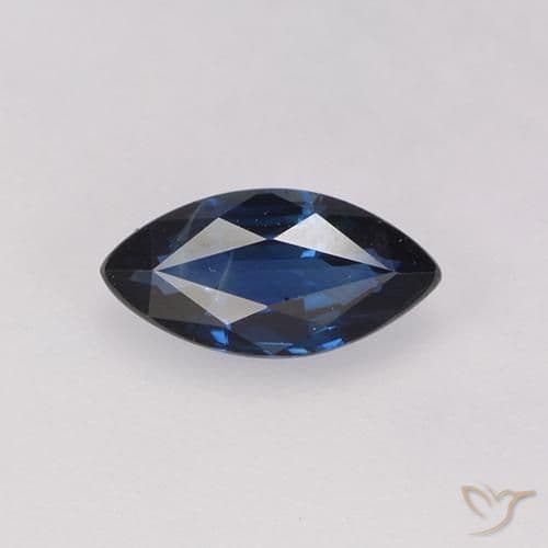 0.71ct Natural Twilight Blue Sapphire, Marquise, 8x4 mm
