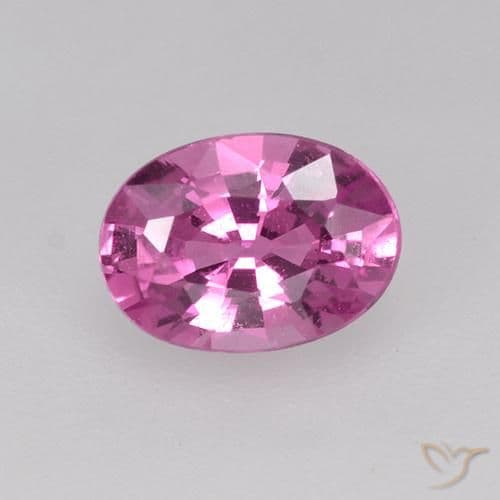 0.69ct Natural Medium Purple Sapphire, Oval Cut, 6.3x4.5 mm