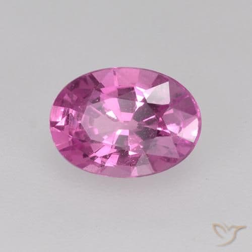 0.69ct Natural Medium Purple Sapphire, Oval Cut, 6.3x4.5 mm