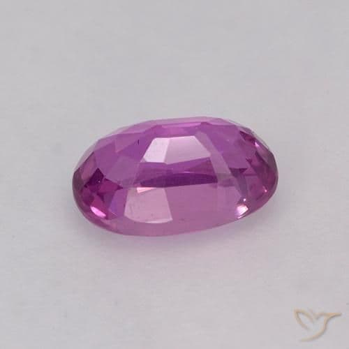 0.85ct Natural Bright Magenta Sapphire, Oval Cut, 6.5x4.3 mm