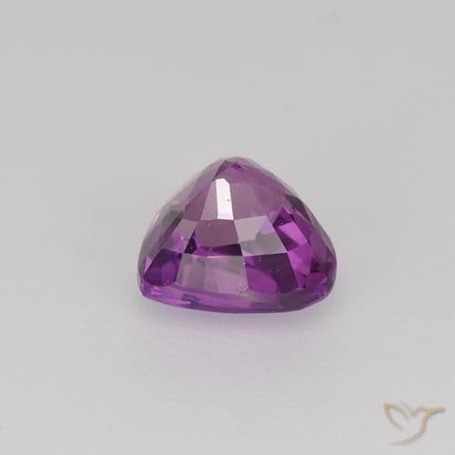 0.89ct Violet Purple Sapphire, Pear Shape, 5.7x5.1 mm