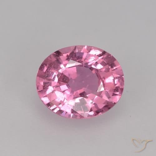 0.78ct Natural Hot Pink Sapphire, Oval Cut, 6.1x5.1 mm