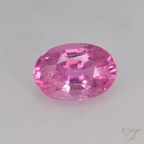 0.52ct Natural Hot Pink Sapphire, Oval Cut, 5.9x4.3 mm
