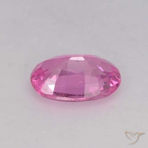 0.66ct Natural Deep Pink Sapphire, Oval Cut, 6.5x4.5 mm