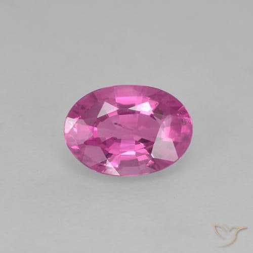 0.40ct Natural Medium Pink Sapphire, Oval Cut, 5.8x4.1 mm