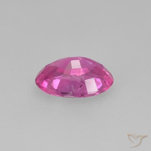 0.48ct Natural Medium Pink Sapphire, Oval Cut, 5.7x4.1 mm