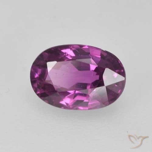 0.73ct Electric Magenta Sapphire, Oval Cut, 6.3x4.3 mm